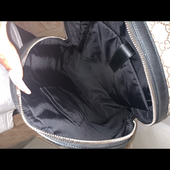 Gucci logo GG web strip Backpack - Picture 3 of 11